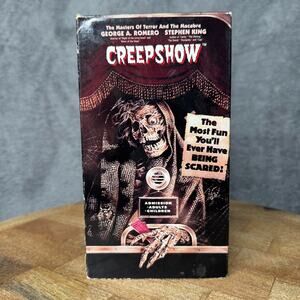 Creepshow Horror VHS 1982 Stephen King George Romero Vintage Tape